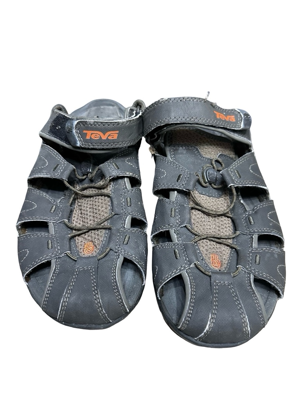 TEVA Men Shoe Dozer 4154 Brown Hiking Fishing Closed Toe Sandals Size 10